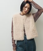 【グリーンパークス/Green Parks】の・ELENCARE DUE シープファーベスト Light Beige|ID: prp329100004841616 ipo3291000000035714708