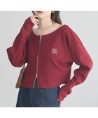 【アースミュージックアンドエコロジー/earth music&ecology】のダブルジップロゴニットプルオーバー 人気、トレンドファッション・服の通販 founy(ファニー) ファッション Fashion レディースファッション Fashion for Women トップス・カットソー Cut & Sew Tops ニット Knit Tops & Sweaters カジュアルプルオーバー・ニットトップス Pullovers & Knit Tops / Casual Pullovers おすすめ Recommended / Our Picks コンパクト Compact, Small Size セーター Sweater, Knitwear ドロップ Drop Shoulder, Dropped Style フォルム Silhouette, Form ポケット Pocket, Pocket Detail 今季 This Season, Current Season A/W・秋冬 Autumn/Winter thumbnail Bordeaux|ID: prp329100004841622 ipo3291000000035808885