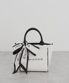 【メゾンドフルール/Maison de FLEUR】のスカーフ付きボア2WaySトートバッグ Black|ID: prp329100004841625 ipo3291000000035831035