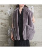 【グレース コンチネンタル/GRACE CONTINENTAL】の【BLANCHA】ムートンジレ グレー|ID: prp329100004841628 ipo3291000000035806959