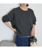 【アメリカンホリック/AMERICAN HOLIC】のラメ裏毛スウェットプルオーバー Dark Gray Mixture|ID: prp329100004841632 ipo3291000000035916804
