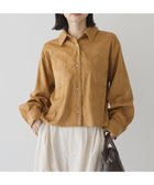 【アメリカンホリック/AMERICAN HOLIC】のWポケットスエードライクシャツ Camel|ID: prp329100004841636 ipo3291000000036008201