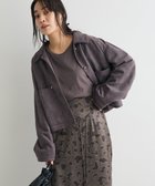 【クラフトスタンダードブティック/CRAFT STANDARD BOUTIQUE】のフェイクスエードブルゾン Charcoal Gray|ID: prp329100004841651 ipo3291000000035806838