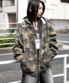 【ウィゴー/WEGO】のワーカーズフードブルゾン 柄1|ID: prp329100004841665 ipo3291000000035831597