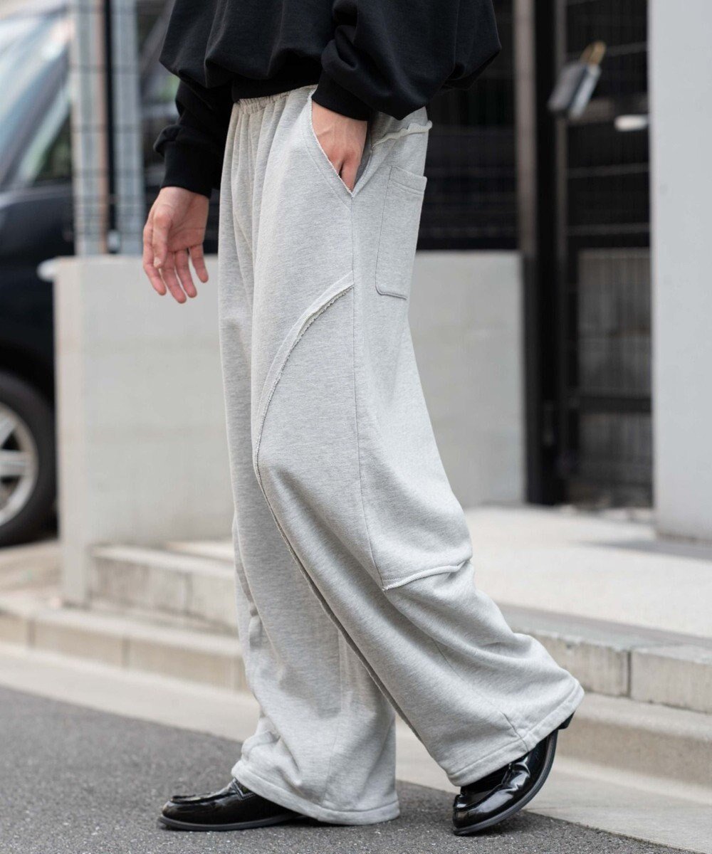 【ウィゴー/WEGO】の【ユニセックス着用ITEM/ウエストゴム/MLサイズ展開】バルーン3Dスウェットパンツ インテリア・キッズ・メンズ・レディースファッション・服の通販 founy(ファニー) 　ファッション　Fashion　レディースファッション　Fashion for Women　パンツ　Pants & Trousers　春　Spring　秋　Autumn　キャップ　Cap, Baseball Cap　シンプル　Simple, Minimal　ジャケット　Jacket, Outerwear　スウェット / スエット　Sweatshirt, Sweatwear　スニーカー　Sneakers, Trainers　スマホ　Smartphone, Mobile Device　セットアップ　Set-Up, Coordinated Outfit　ダブル　Double, Double-Breasted　ドローコード　Drawcord, Drawstring Cord　バルーン　Balloon, Balloon Silhouette　パーカー　Hoodie, Parka　ベスト　Vest, Waistcoat　無地　Plain, Solid Color　リラックス　Relax, Relaxed Fit　ワイド　Wide, Wide Fit　A/W・秋冬　Autumn/Winter　プチプライス・低価格　Affordable / Budget Price　おすすめ　Recommended / Our Picks　2025年　2025　2025-2026秋冬・A/W　Autumn/Winter 2025–26 AW25–26　杢グレー|ID: prp329100004841672 ipo3291000000035804711