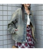 【ウィゴー/WEGO】の【ユニセックス着用ITEM/MLサイズ展開】ヴィンテージライクBIGデニムジャケット デニム淡加工色|ID: prp329100004841676 ipo3291000000035804976