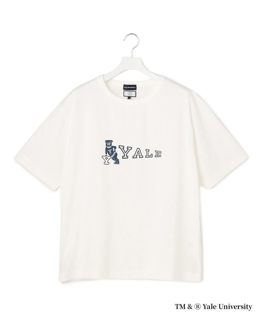 【ジェイプレスヨークストリート/J.PRESS YORK STREET】の【YALE別注】【UNISEX】カレッジロゴ Tシャツ 人気、トレンドファッション・服の通販 founy(ファニー) ファッション Fashion レディースファッション Fashion for Women トップス・カットソー Cut & Sew Tops シャツ・ブラウス・オフィスカジュアル Elegant Blouses & Button-Ups ロングTシャツ・Tシャツ Longline T-Shirts & Tees カットソー・ベーシックTシャツ Cut-and-Sewn Tops / Stretch Tees & Basics アイビー Ivy Pattern 春 Spring カットソー Cut and Sewn Top クラシック Classic, Timeless Style テレコ Ribbed, Rib Stitch フロント Front, Front Design プリント Print, Printed Pattern 別注 Limited Edition, Custom Order ユニセックス Unisex, Genderless S/S・春夏 SS, Spring/Summer, Warm Season 夏 Summer other-1|ID: prp329100004841687 ipo3291000000035805457