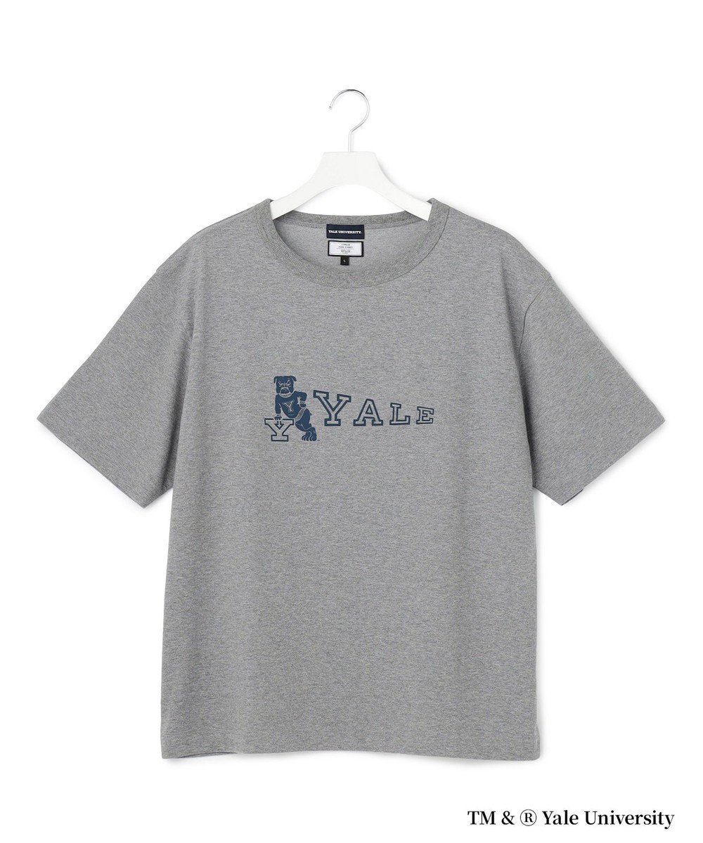 【ジェイプレスヨークストリート/J.PRESS YORK STREET】の【YALE別注】【UNISEX】カレッジロゴ Tシャツ インテリア・キッズ・メンズ・レディースファッション・服の通販 founy(ファニー) ファッション Fashion レディースファッション Fashion for Women トップス・カットソー Cut & Sew Tops シャツ・ブラウス・オフィスカジュアル Elegant Blouses & Button-Ups ロングTシャツ・Tシャツ Longline T-Shirts & Tees カットソー・ベーシックTシャツ Cut-and-Sewn Tops / Stretch Tees & Basics アイビー Ivy Pattern 春 Spring カットソー Cut and Sewn Top クラシック Classic, Timeless Style テレコ Ribbed, Rib Stitch フロント Front, Front Design プリント Print, Printed Pattern 別注 Limited Edition, Custom Order ユニセックス Unisex, Genderless S/S・春夏 SS, Spring/Summer, Warm Season 夏 Summer ライトグレー系|ID: prp329100004841687 ipo3291000000035805461