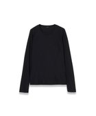 【ジョゼフ/JOSEPH】の【洗える】コットンシルク ロングスリーブティーシャツ 人気、トレンドファッション・服の通販 founy(ファニー) ファッション Fashion レディースファッション Fashion for Women トップス・カットソー Cut & Sew Tops シャツ・ブラウス・オフィスカジュアル Elegant Blouses & Button-Ups ロングTシャツ・Tシャツ Longline T-Shirts & Tees カットソー・ベーシックTシャツ Cut-and-Sewn Tops / Stretch Tees & Basics カットソー Cut and Sewn Top シルク Silk, 100% Silk スリム Slim, Slim Fit フィット Fit, Slim Fit ラグジュアリー Luxury, Elegant 夏 Summer S/S・春夏 SS, Spring/Summer, Warm Season 洗える Machine Washable A/W・秋冬 Autumn/Winter thumbnail Black|ID: prp329100004841692 ipo3291000000035805807