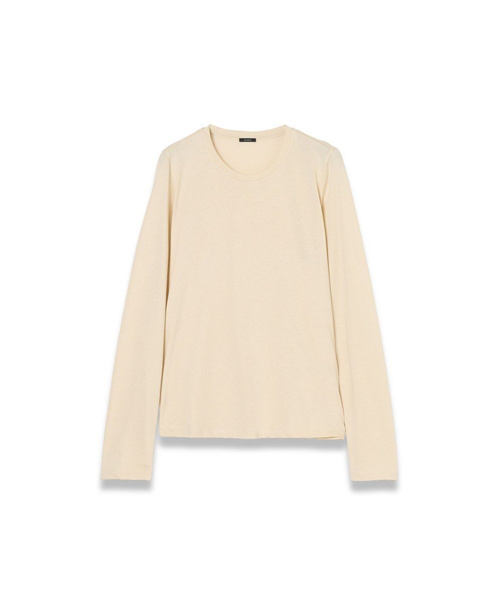 【ジョゼフ/JOSEPH】の【洗える】コットンシルク ロングスリーブティーシャツ インテリア・キッズ・メンズ・レディースファッション・服の通販 founy(ファニー) ファッション Fashion レディースファッション Fashion for Women トップス・カットソー Cut & Sew Tops シャツ・ブラウス・オフィスカジュアル Elegant Blouses & Button-Ups ロングTシャツ・Tシャツ Longline T-Shirts & Tees カットソー・ベーシックTシャツ Cut-and-Sewn Tops / Stretch Tees & Basics カットソー Cut and Sewn Top シルク Silk, 100% Silk スリム Slim, Slim Fit フィット Fit, Slim Fit ラグジュアリー Luxury, Elegant 夏 Summer S/S・春夏 SS, Spring/Summer, Warm Season 洗える Machine Washable A/W・秋冬 Autumn/Winter Affogato|ID: prp329100004841692 ipo3291000000035805815