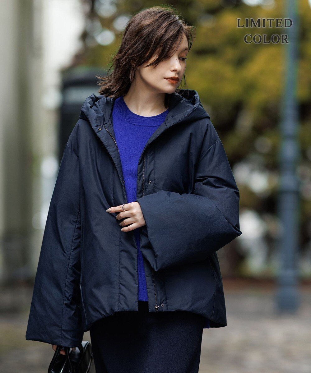 【アイシービー/iCB】の【WEB限定カラーあり・撥水加工】ADSダウン フーデットミドル丈コート インテリア・キッズ・メンズ・レディースファッション・服の通販 founy(ファニー) 　ファッション　Fashion　レディースファッション　Fashion for Women　アウター　Coat / Outerwear Collection　コート・ロングコート・ピーコート　Long Coats, Peacoats & More　レディースジャケット・軽アウター　Jackets　コーティング　Coating, Coated Finish　シンプル　Simple, Minimal　ジャケット　Jacket, Outerwear　スリーブ　Sleeve, Long Sleeve / Short Sleeve　タフタ　Taffeta, Structured Fabric　ダウン　Down, Puffer　バランス　Balance, Style Balance　ヘムライン　Hemline, Bottom Cut　ボトム　Bottoms, Lower Wear　ポケット　Pocket, Pocket Detail　ミドル　Middle Length, Mid Height　ロング　Long, Long-Length　A/W・秋冬　Autumn/Winter　2025年　2025　2025-2026秋冬・A/W　Autumn/Winter 2025–26 AW25–26　ネイビー系[WEB限定]|ID: prp329100004841724 ipo3291000000035662999