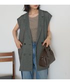 【アメリカンホリック/AMERICAN HOLIC】のテーラードミドル丈ジレ Mix|ID: prp329100004841730 ipo3291000000035595435