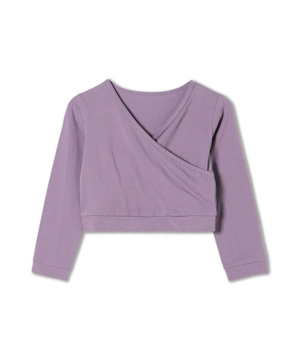 【チャコット/Chacott】のカシュクールトップ インテリア・キッズ・メンズ・レディースファッション・服の通販 founy(ファニー) 　ファッション　Fashion　レディースファッション　Fashion for Women　トップス・カットソー　Cut & Sew Tops　ストレッチ　Stretch, Stretchy Fabric　冬　Winter / This Winter　防寒　Cold Protection, Winter-Ready　グレイッシュライラック|ID: prp329100004841735 ipo3291000000035853644