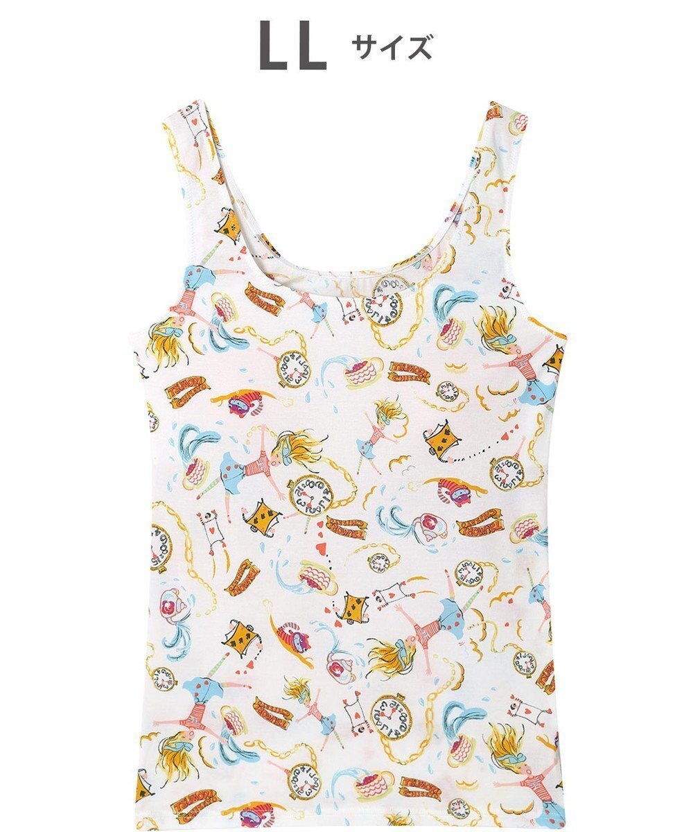 【ツモリチサト スリープ/tsumori chisato SLEEP】のツモリチサト インナー 綿混ベア天竺素材(身生地) パッド付き ノースリーブ タンクトップ レディース UCX565/ワコール インテリア・キッズ・メンズ・レディースファッション・服の通販 founy(ファニー) ファッション Fashion レディースファッション Fashion for Women トップス・カットソー Cut & Sew Tops キャミソール&ノースリーブ Camisoles & Sleeveless Tops インナー Innerwear ストレッチ Stretch, Stretchy Fabric タンク Tank Top, Sleeveless Top ノースリーブ Sleeveless, No-Sleeve パジャマ Pajamas, Sleepwear アイボリー|ID: prp329100004841761 ipo3291000000035285318