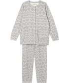【ツモリチサト スリープ/tsumori chisato SLEEP】のツモリチサト パジャマ 綿100%(本体) オーガニックコットン使用 長袖 長ズボン レディース UDX596/ワコール グレー|ID: prp329100004841764 ipo3291000000035854098