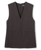 【アンクレイヴ/uncrave】のウォッシャブルウールライクツイル ジレ 【WEB限定】グレーブラウン|ID: prp329100004841778 ipo3291000000035664854