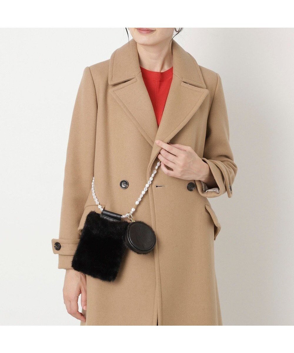 【ムーンバット/MOONBAT】の【ファーバッグ 】パールショルダー スマホバッグ ポシェット フェイクファー 人気、トレンドファッション・服の通販 founy(ファニー) 　ファッション　Fashion　レディースファッション　Fashion for Women　アクセサリー　Fashion Accessories　サークル　Circle, Round Design　ショルダー　Shoulder, Shoulder Strap　シルバー　Silver, Metallic Silver　パール　Pearl, Pearl Accent　フェイクファー　Faux Fur, Imitation Fur　ポシェット　Pochette, Mini Bag　ポーチ　Pouch, Small Case　モチーフ　Motif, Design Theme　ラップ　Wrap, Wrap Design　リアル　Real, Realistic　 other-1|ID: prp329100004841822 ipo3291000000035854852