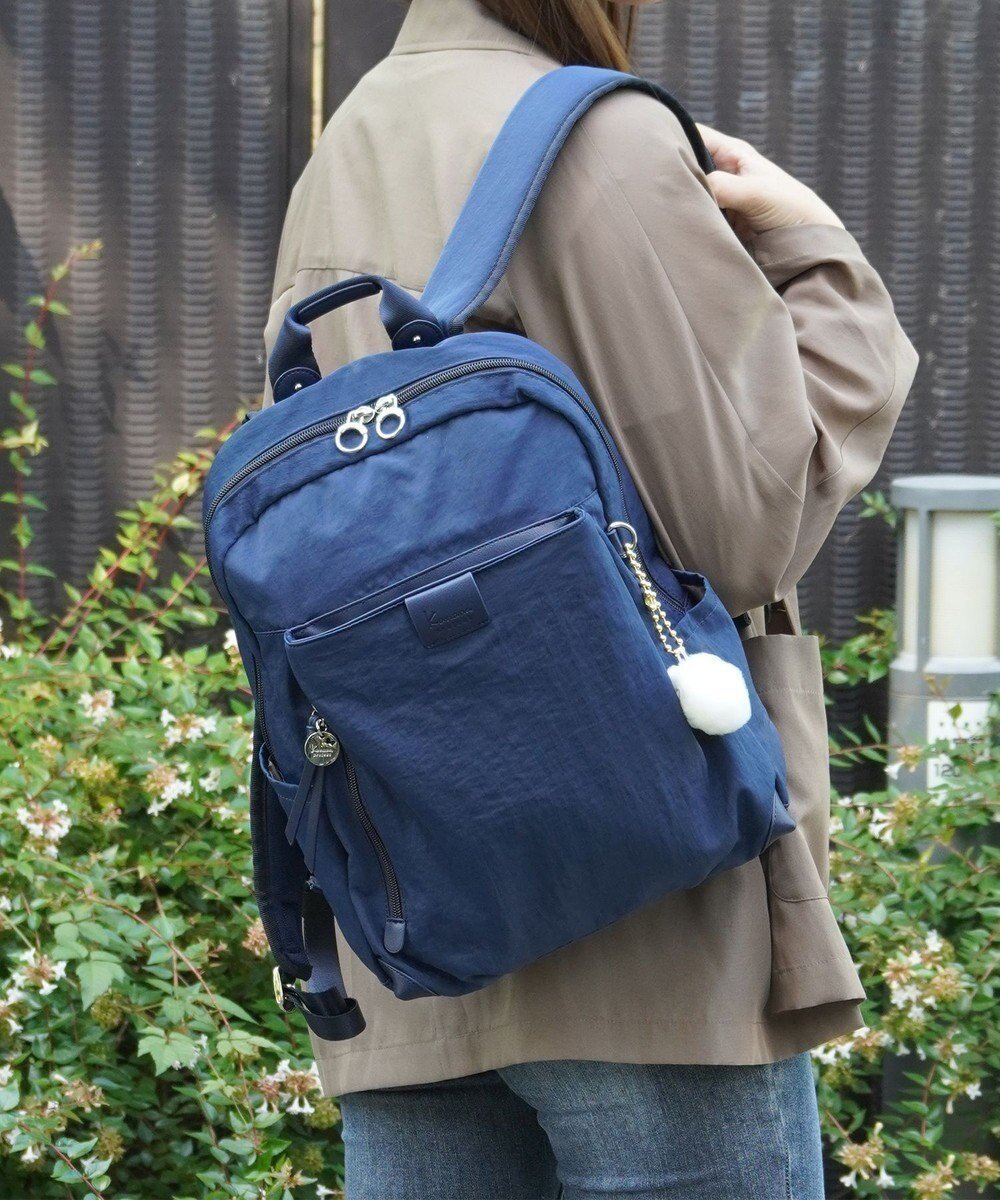 【エースバッグズアンドラゲッジ/ACE BAGS & LUGGAGE】のkanana project collection ECD-1 リュックサック 14L 19084 カナナプロジェクトコレクション インテリア・キッズ・メンズ・レディースファッション・服の通販 founy(ファニー) 　ファッション　Fashion　レディースファッション　Fashion for Women　バッグ　Bags　エレガント 上品　Elegant　クッション　Cushion, Throw Pillow　軽量　Lightweight, Ultra Light　シンプル　Simple, Minimal　スマート　Smart, Elegant　セットアップ　Set-Up, Coordinated Outfit　トラベル　Travel, Travel Gear　手帳　Planner, Notebook　パール　Pearl, Pearl Accent　フェイクレザー　Faux Leather, PU Leather　フロント　Front, Front Design　ベーシック　Basic, Essential　ポケット　Pocket, Pocket Detail　ミドル　Middle Length, Mid Height　リュック　Backpack, Rucksack　再入荷　Restock / Back in Stock　おすすめ　Recommended / Our Picks　旅行　Travel　スーツケース キャリーケース　Suitcase / Carry Case　ギフト プレゼント　Gift / Present　ビジネス 仕事 通勤　Business / Work / Commuting　ネイビー|ID: prp329100004841827 ipo3291000000035853022
