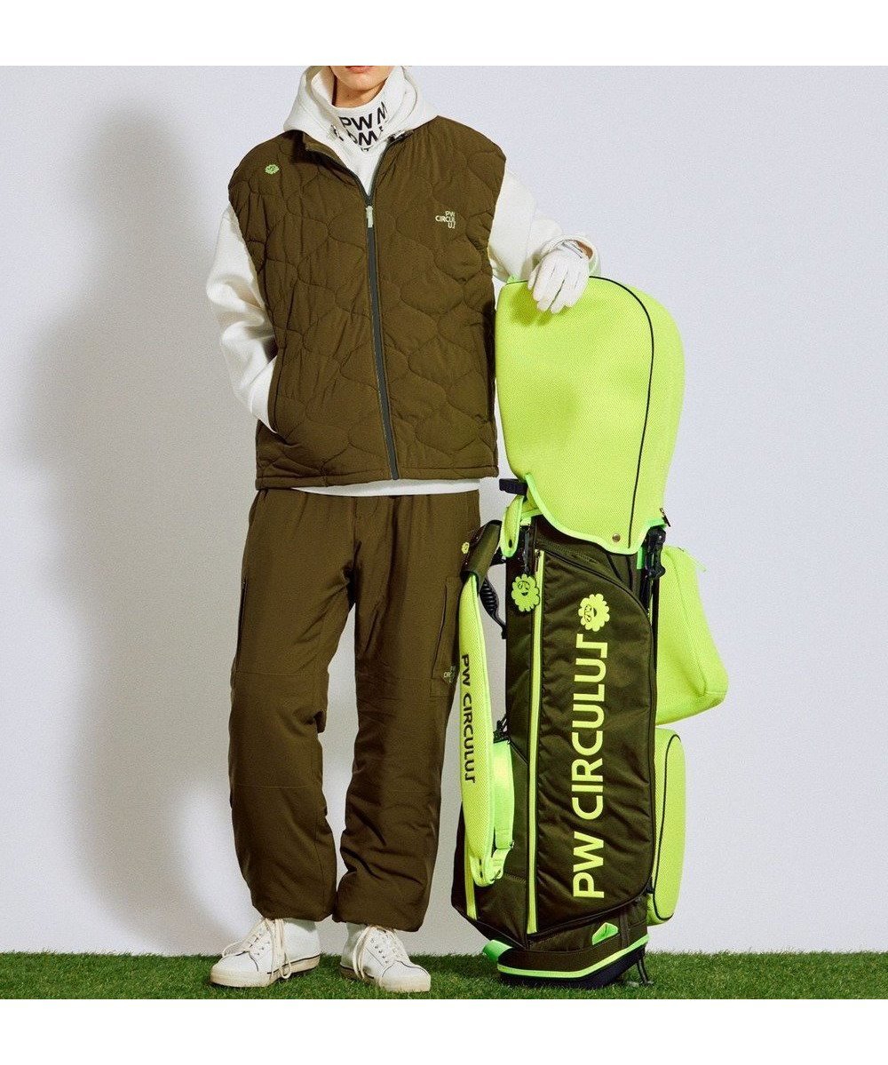 【ピーダブリュサーキュラス/PW CIRCULUS】の【UNISEX】デタッチャブル キャディバッグ シューズケース・ランドリーケース付 ゴルフ インテリア・キッズ・メンズ・レディースファッション・服の通販 founy(ファニー) 　ファッション　Fashion　レディースファッション　Fashion for Women　スポーツウェア　Functional & Stylish Sportswear　スポーツシューズ・ランニングスニーカー　Athletic Shoes / Running Shoes / Training Sneakers　スポーツバッグ・ジム用ポーチ・バックパック　Gym Bag / Sports Backpack / Pouch for Training　フィットネス用品・トレーニングアクセサリー　Fitness Accessories / Sports Gear / Exercise Equipment　イエロー　Yellow　シューズ　Shoes, Footwear　スポーツ　Sports, Activewear　人気　Popular, Best Seller　メッシュ　Mesh, Net Fabric　ユニセックス　Unisex, Genderless　ラウンド　Round, Round Neck　A/W・秋冬　Autumn/Winter　ゴルフ　Golf　カーキ系|ID: prp329100004841837 ipo3291000000035853196