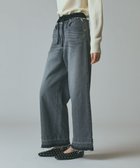 【グレース コンチネンタル/GRACE CONTINENTAL】のコンビデニムイージーパンツ グレー|ID: prp329100004841848 ipo3291000000035832244