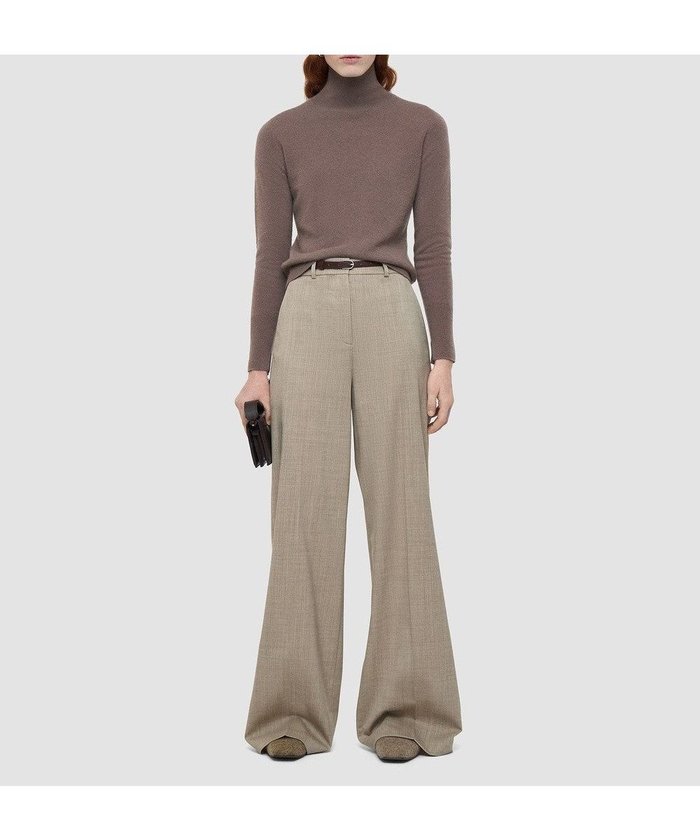 【ジョゼフ/JOSEPH】のメランジストライプ トラウザーズ インテリア・キッズ・メンズ・レディースファッション・服の通販 founy(ファニー) https://founy.com/ ファッション Fashion レディースファッション Fashion for Women パンツ Pants & Trousers ストライプ Stripe, Striped Pattern センター Center, Center Line ハイライズ High Rise, High Waist ポケット Pocket, Pocket Detail メランジ Melange, Mixed Yarn リラックス Relax, Relaxed Fit ワイド Wide, Wide Fit A/W・秋冬 Autumn/Winter |ID: prp329100004841855 ipo3291000000035809392