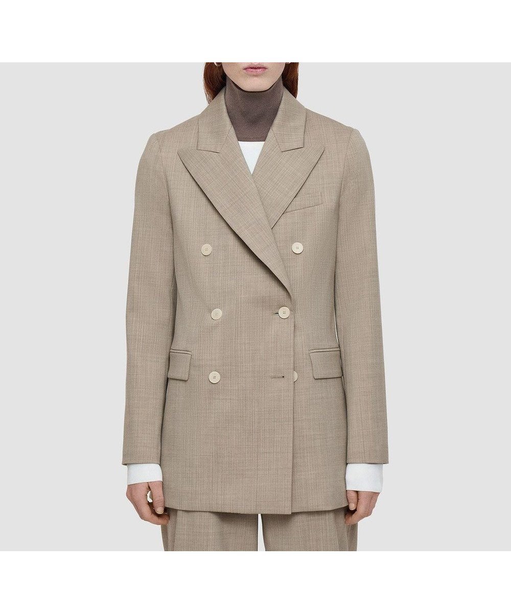 【ジョゼフ/JOSEPH】のメランジストライプ ジャケット 人気、トレンドファッション・服の通販 founy(ファニー) 　ファッション　Fashion　レディースファッション　Fashion for Women　アウター　Coat / Outerwear Collection　レディースジャケット・軽アウター　Jackets　テーラードジャケット / 通勤・きれいめスタイル　Tailored Jackets & Blazers　エレガント 上品　Elegant　ジャケット　Jacket, Outerwear　ストライプ　Stripe, Striped Pattern　テーラード　Tailored, Tailored Fit　フラップ　Flap, Flap Pocket　ポケット　Pocket, Pocket Detail　メランジ　Melange, Mixed Yarn　レギュラー　Regular, Standard Fit　A/W・秋冬　Autumn/Winter　 other-1|ID: prp329100004841856 ipo3291000000035809454