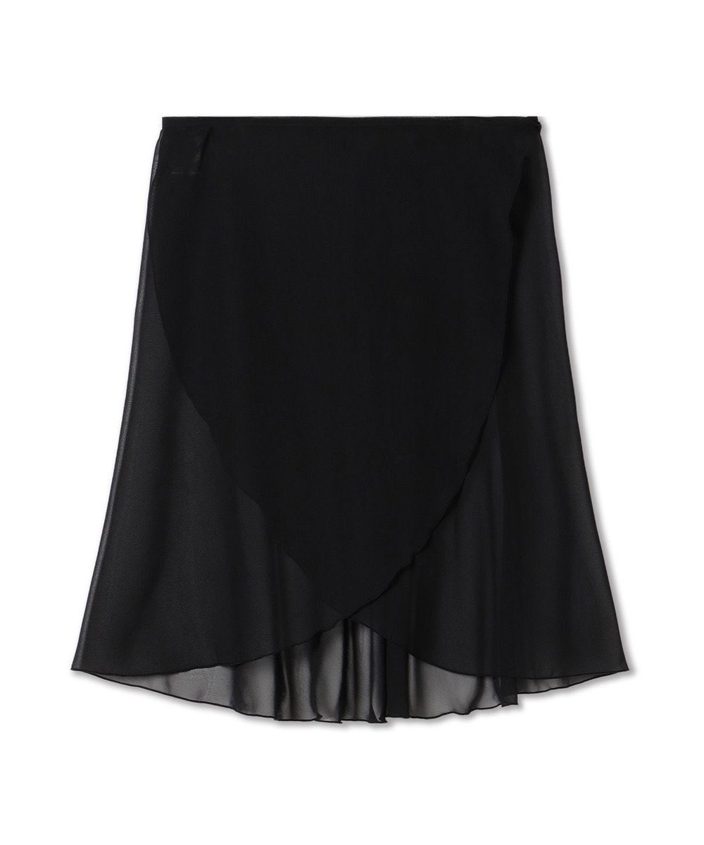 【チャコット/Chacott】の巻きスカート インテリア・キッズ・メンズ・レディースファッション・服の通販 founy(ファニー) 　ファッション　Fashion　レディースファッション　Fashion for Women　スカート　Skirts　パターン　Pattern, Design Print　ブラック|ID: prp329100004841858 ipo3291000000035809499