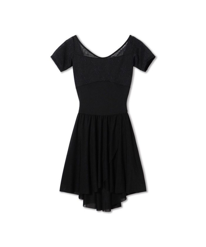 【チャコット/Chacott】のスカート付きレオタード インテリア・キッズ・メンズ・レディースファッション・服の通販 founy(ファニー) https://founy.com/ ファッション Fashion レディースファッション Fashion for Women スカート Skirts エレガント 上品 Elegant ストレッチ Stretch, Stretchy Fabric ラップ Wrap, Wrap Design レース Lace, Lace Fabric 吸水 Absorbent, Quick-Dry |ID: prp329100004841860 ipo3291000000035832594