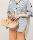 【インター ショシュール/INTER-CHAUSSURES】の【CHRISTIAN VILLA】レザーワイドハンドバッグ 人気、トレンドファッション・服の通販 founy(ファニー) ファッション Fashion レディースファッション Fashion for Women バッグ Bags イタリア Italy ベーシック Basic, Essential thumbnail ベージュ|ID: prp329100004841870 ipo3291000000035832754