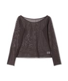 【チャコット/Chacott】のチュールトップ 人気、トレンドファッション・服の通販 founy(ファニー) ファッション Fashion レディースファッション Fashion for Women トップス・カットソー Cut & Sew Tops チュール Tulip, Tulip Motif thumbnail ダークブラウン|ID: prp329100004841871 ipo3291000000035832783