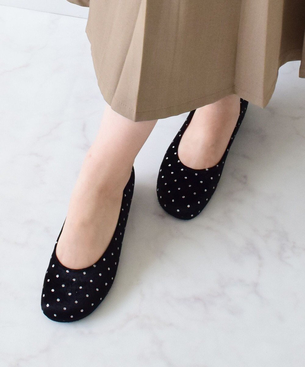 【ブリジット バーキン/Bridget Birkin】の【Bridget Birkin】オブリークバレエシューズ インテリア・キッズ・メンズ・レディースファッション・服の通販 founy(ファニー) 　ファッション　Fashion　レディースファッション　Fashion for Women　シューズ　Shoes, Footwear　バランス　Balance, Style Balance　バレエ　Ballet, Ballet Style　抗菌　Antibacterial, Bacteria-Resistant　ブラック雑材|ID: prp329100004841872 ipo3291000000035832808