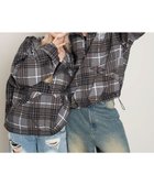 【ウィゴー/WEGO】の【ユニセックス着用ITEM/MLサイズ展開】チェックロゴフードブルゾン ブラックその他|ID: prp329100004841876 ipo3291000000035832917