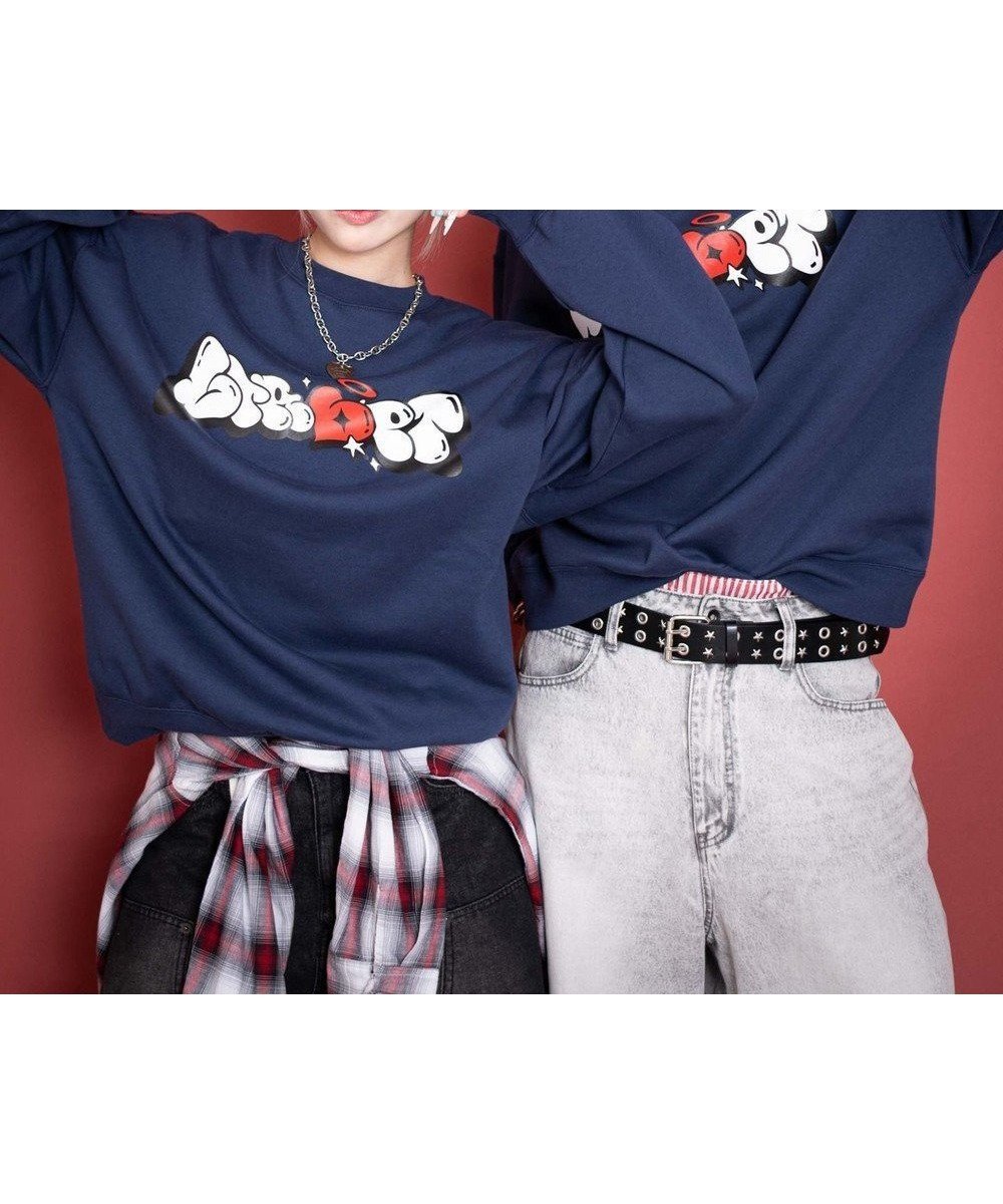 【ウィゴー/WEGO】の【ユニセックス着用ITEM/MLサイズ展開】ハートモチーフプルオーバー インテリア・キッズ・メンズ・レディースファッション・服の通販 founy(ファニー) ファッション Fashion レディースファッション Fashion for Women トップス・カットソー Cut & Sew Tops レディースパーカー・カジュアルフーディー Casual Hoodies & Sweatshirts カジュアルプルオーバー・ニットトップス Pullovers & Knit Tops / Casual Pullovers スウェット・クルーネックトップス Sweatshirts & Crewnecks / Relaxed Fit Sweat Tops 秋 Autumn カーゴパンツ Cargo Pants, Utility Pants グラフィック Graphic, Graphic Design シンプル Simple, Minimal スウェット / スエット Sweatshirt, Sweatwear スマホ Smartphone, Mobile Device ダウン Down, Puffer トレンド Trend, Trending Now トレーナー Sweatshirt, Trainer 長袖 Long Sleeve, Full Sleeve ハーフ Half, Half-Length フロント Front, Front Design プリント Print, Printed Pattern ラバー Rubber, Rubber Sole 冬 Winter / This Winter A/W・秋冬 Autumn/Winter おすすめ Recommended / Our Picks ネイビー|ID: prp329100004841880 ipo3291000000035809341