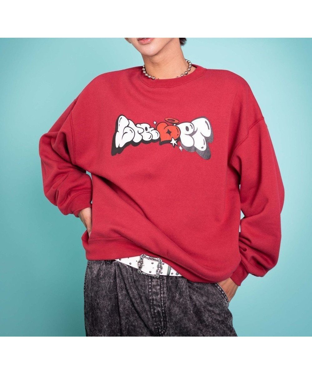 【ウィゴー/WEGO】の【ユニセックス着用ITEM/MLサイズ展開】ハートモチーフプルオーバー インテリア・キッズ・メンズ・レディースファッション・服の通販 founy(ファニー) ファッション Fashion レディースファッション Fashion for Women トップス・カットソー Cut & Sew Tops レディースパーカー・カジュアルフーディー Casual Hoodies & Sweatshirts カジュアルプルオーバー・ニットトップス Pullovers & Knit Tops / Casual Pullovers スウェット・クルーネックトップス Sweatshirts & Crewnecks / Relaxed Fit Sweat Tops 秋 Autumn カーゴパンツ Cargo Pants, Utility Pants グラフィック Graphic, Graphic Design シンプル Simple, Minimal スウェット / スエット Sweatshirt, Sweatwear スマホ Smartphone, Mobile Device ダウン Down, Puffer トレンド Trend, Trending Now トレーナー Sweatshirt, Trainer 長袖 Long Sleeve, Full Sleeve ハーフ Half, Half-Length フロント Front, Front Design プリント Print, Printed Pattern ラバー Rubber, Rubber Sole 冬 Winter / This Winter A/W・秋冬 Autumn/Winter おすすめ Recommended / Our Picks レッド|ID: prp329100004841880 ipo3291000000035809343