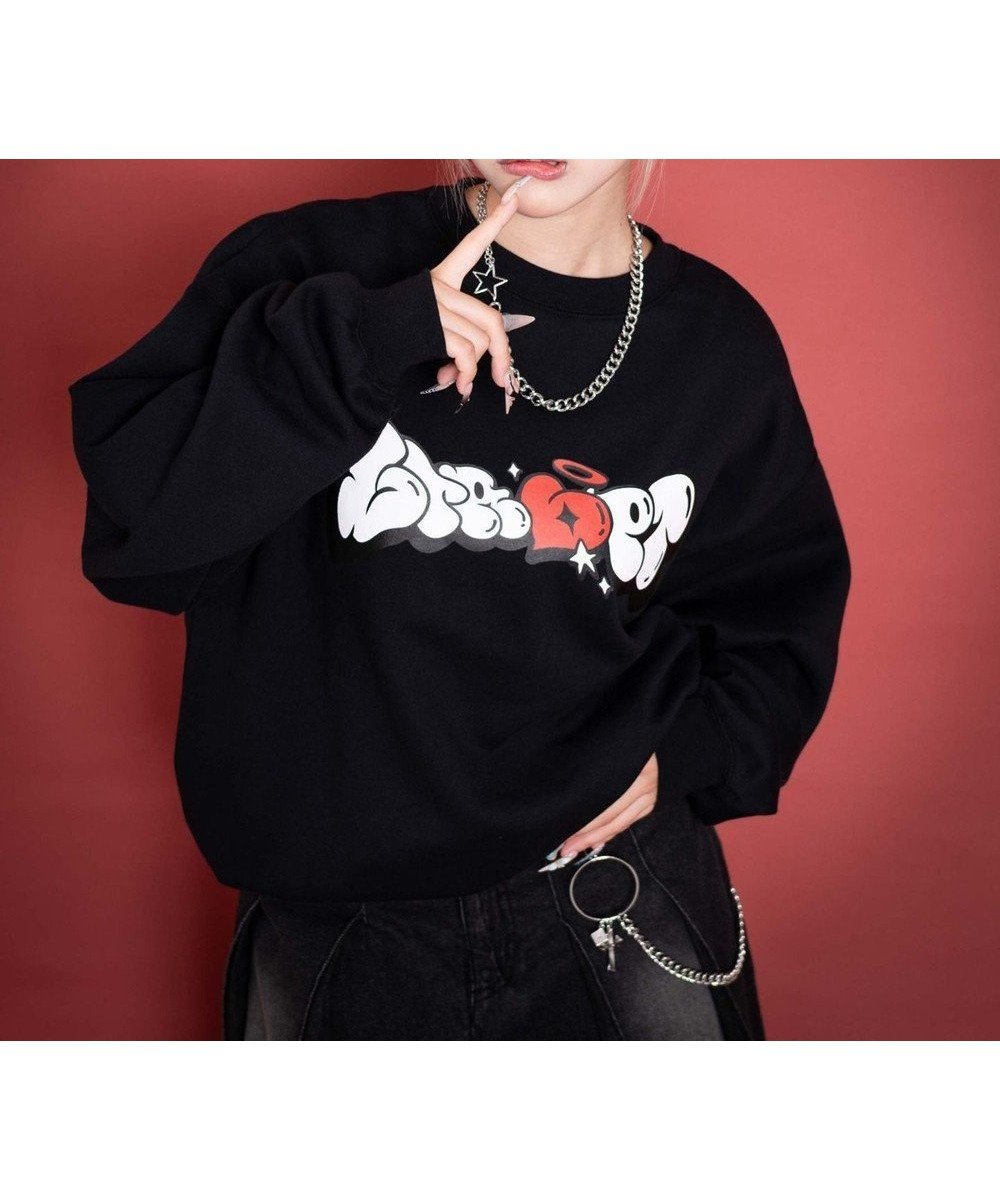 【ウィゴー/WEGO】の【ユニセックス着用ITEM/MLサイズ展開】ハートモチーフプルオーバー インテリア・キッズ・メンズ・レディースファッション・服の通販 founy(ファニー) ファッション Fashion レディースファッション Fashion for Women トップス・カットソー Cut & Sew Tops レディースパーカー・カジュアルフーディー Casual Hoodies & Sweatshirts カジュアルプルオーバー・ニットトップス Pullovers & Knit Tops / Casual Pullovers スウェット・クルーネックトップス Sweatshirts & Crewnecks / Relaxed Fit Sweat Tops 秋 Autumn カーゴパンツ Cargo Pants, Utility Pants グラフィック Graphic, Graphic Design シンプル Simple, Minimal スウェット / スエット Sweatshirt, Sweatwear スマホ Smartphone, Mobile Device ダウン Down, Puffer トレンド Trend, Trending Now トレーナー Sweatshirt, Trainer 長袖 Long Sleeve, Full Sleeve ハーフ Half, Half-Length フロント Front, Front Design プリント Print, Printed Pattern ラバー Rubber, Rubber Sole 冬 Winter / This Winter A/W・秋冬 Autumn/Winter おすすめ Recommended / Our Picks ブラック|ID: prp329100004841880 ipo3291000000035809347