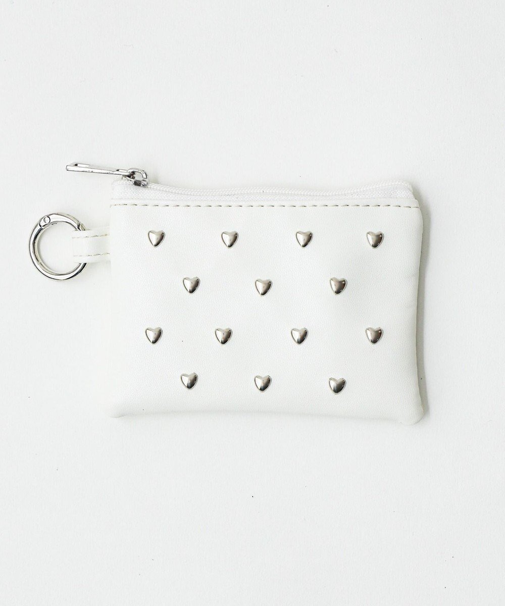 【ウィゴー/WEGO】のスタッズミニポーチ インテリア・キッズ・メンズ・レディースファッション・服の通販 founy(ファニー) ファッション Fashion レディースファッション Fashion for Women ミニ財布・二つ折り財布 Wallets & Card Cases ポーチ&ミニバッグ Pouches & Mini Bags おすすめ Recommended / Our Picks アクセサリー Fashion Accessories ギフト プレゼント Gift / Present スタッズ Studs, Metal Accents スマホ Smartphone, Mobile Device フロント Front, Front Design ポーチ Pouch, Small Case 旅行 Travel 財布 Wallet, Purse ホワイト|ID: prp329100004841883 ipo3291000000035809477