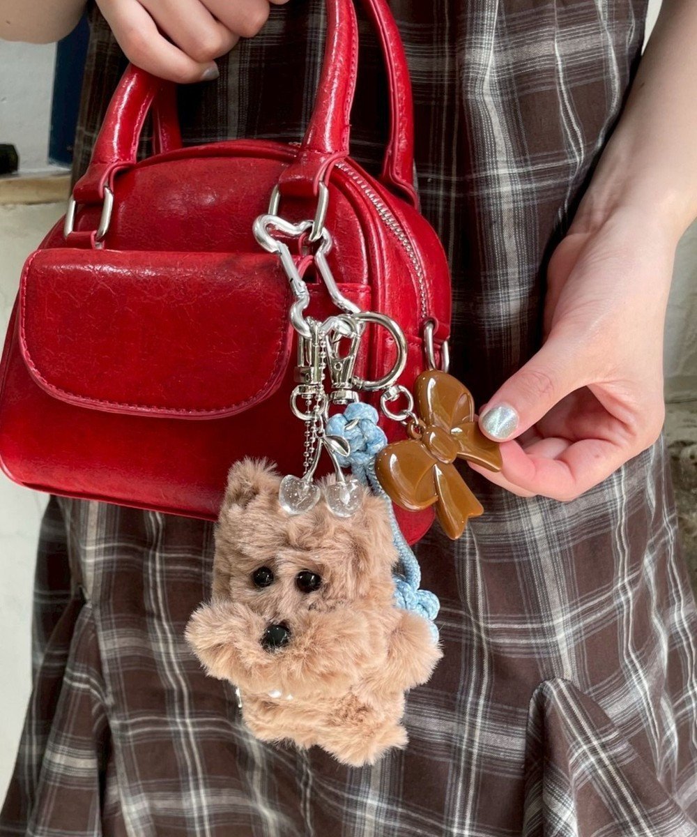 【ウィゴー/WEGO】のわんこセットキーホルダー インテリア・キッズ・メンズ・レディースファッション・服の通販 founy(ファニー) 　ファッション　Fashion　レディースファッション　Fashion for Women　ミニ財布・二つ折り財布　Wallets & Card Cases　キーホルダー　Keychain, Key Holder　スマホ　Smartphone, Mobile Device　チャーム　Charm, Pendant　リュック　Backpack, Rucksack　ワンポイント　One Point, Statement Accent　財布　Wallet, Purse　ブラウン|ID: prp329100004841887 ipo3291000000035809536