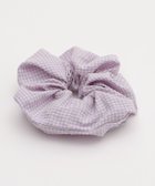 【ウィゴー/WEGO】のLギンガムチェックシュシュ ライトパープル|ID: prp329100004841892 ipo3291000000035649319