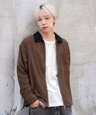 【ウィゴー/WEGO】の【ユニセックス着用ITEM/MLサイズ展開】コーデュロイシャツジャケット ブラウン|ID: prp329100004841904 ipo3291000000035807853