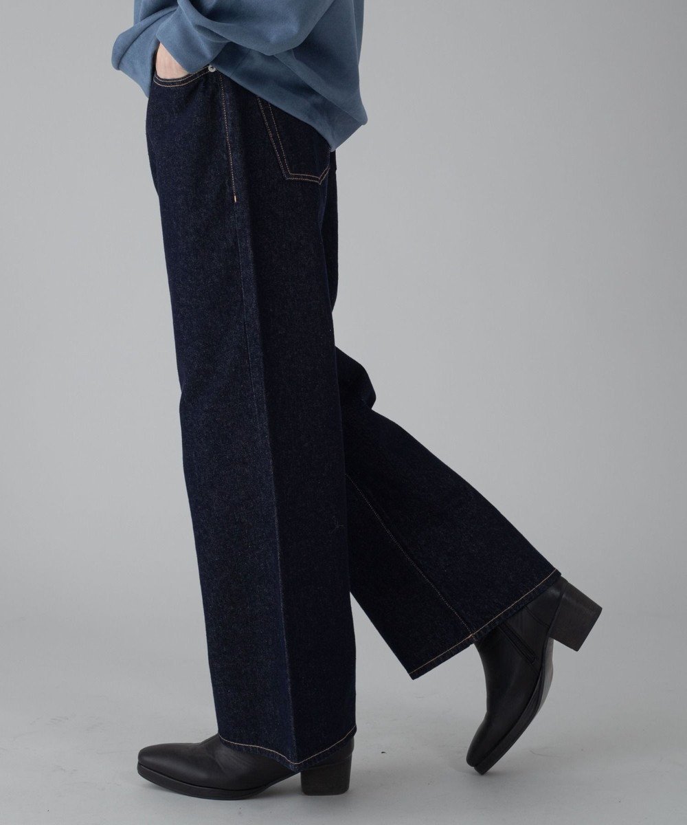 【ウィゴー/WEGO】の【ユニセックス着用ITEM/ウエスト調整可】フレアデニムパンツ インテリア・キッズ・メンズ・レディースファッション・服の通販 founy(ファニー) 　ファッション　Fashion　レディースファッション　Fashion for Women　パンツ　Pants & Trousers　デニムパンツ・ジーンズ・美脚デニム　Denim Jeans & Pants　春　Spring　コンパクト　Compact, Small Size　シンプル　Simple, Minimal　スマホ　Smartphone, Mobile Device　デニム　Denim, Jeans Material　フレア　Flare, Flared　ワイド　Wide, Wide Fit　A/W・秋冬　Autumn/Winter　夏　Summer　デニムインディゴ|ID: prp329100004841905 ipo3291000000035644720