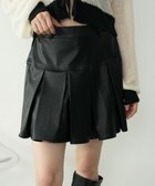 【ウィゴー/WEGO】のPUプリーツスカパン ブラック|ID: prp329100004841906 ipo3291000000035847516