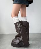 【ウィゴー/WEGO】の厚底カバーロングブーツ 人気、トレンドファッション・服の通販 founy(ファニー) ファッション Fashion レディースファッション Fashion for Women ジャケット Jacket, Outerwear スマホ Smartphone, Mobile Device セットアップ Set-Up, Coordinated Outfit ソックス Socks, Hosiery ダブル Double, Double-Breasted ロング Long, Long-Length 今季 This Season, Current Season 厚底 Platform Shoes A/W・秋冬 Autumn/Winter thumbnail ブラウン|ID: prp329100004841909 ipo3291000000035807981