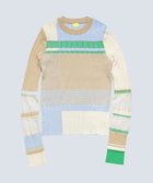 【コキュウ/COQ】のFLAG カラーブロックリブニット 人気、トレンドファッション・服の通販 founy(ファニー) ファッション Fashion レディースファッション Fashion for Women トップス・カットソー Cut & Sew Tops ニット Knit Tops & Sweaters コレクション Collection, Seasonal Line シアー Sheer, See-Through ストレッチ Stretch, Stretchy Fabric セーター Sweater, Knitwear バランス Balance, Style Balance ブロック Block, Solid Block Pattern ベスト Vest, Waistcoat A/W・秋冬 Autumn/Winter 犬 Dog thumbnail ベージュ|ID: prp329100004841914 ipo3291000000035808073