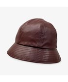 【林八百吉商店/HAYASHIYAOKICHI】のun chapeau エコレザーメトロハット ワイン|ID: prp329100004841966 ipo3291000000035809263