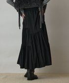 【グレース コンチネンタル/GRACE CONTINENTAL】のティアードロングスカート ブラック|ID: prp329100004841969 ipo3291000000035286141