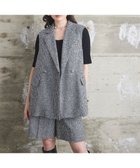 【グレース コンチネンタル/GRACE CONTINENTAL】の千鳥ライトウールジレ ブラック|ID: prp329100004841992 ipo3291000000035833464