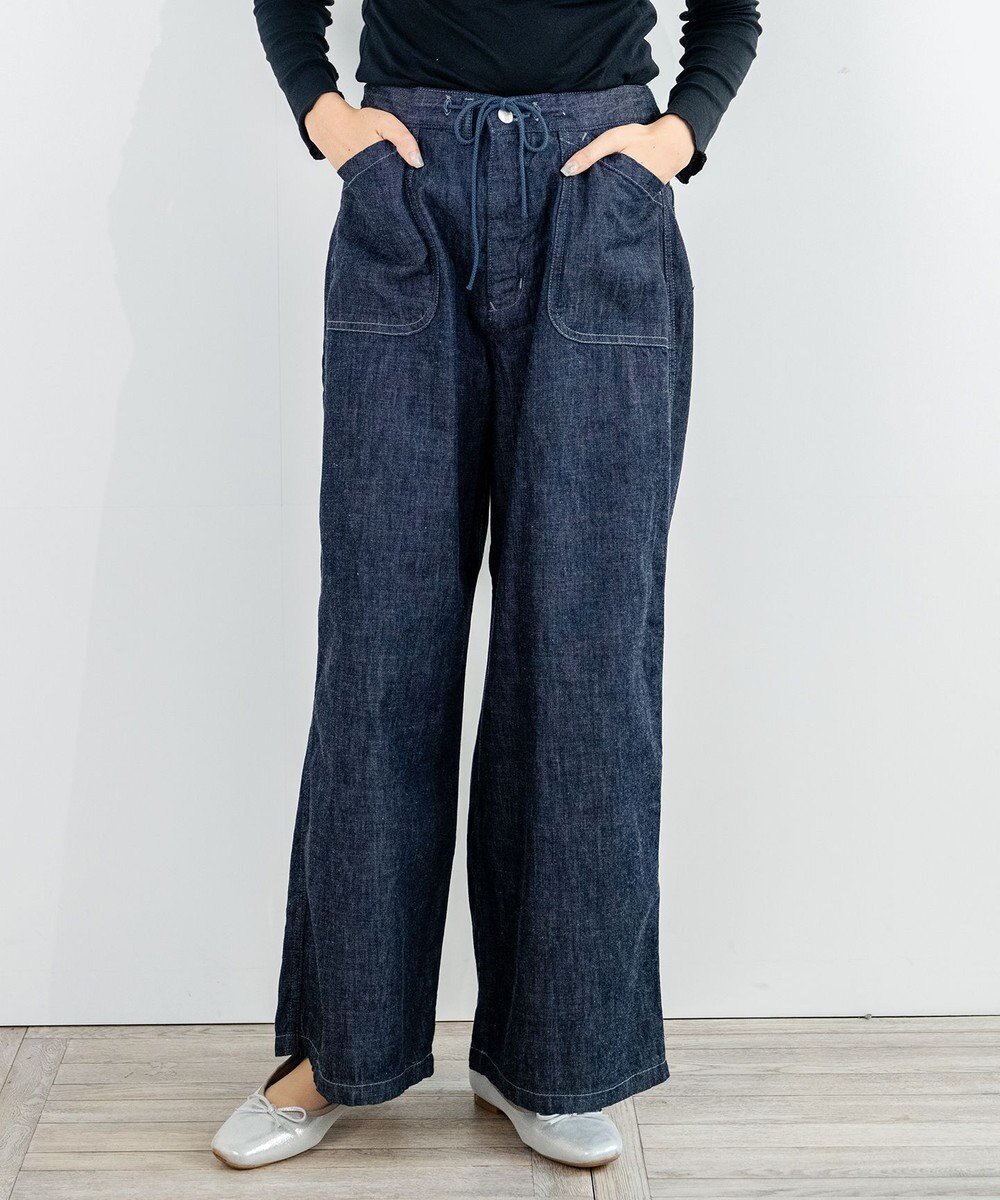 【サキュウ/caqu】のeasy marine イージーマリンパンツ インテリア・キッズ・メンズ・レディースファッション・服の通販 founy(ファニー) ファッション Fashion レディースファッション Fashion for Women パンツ Pants & Trousers デニムパンツ・ジーンズ・美脚デニム Denim Jeans & Pants インディゴ Indigo Denim 軽量 Lightweight, Ultra Light ジーンズ Jeans, Denim Pants デニム Denim, Jeans Material ワイド Wide, Wide Fit A/W・秋冬 Autumn/Winter S/S・春夏 SS, Spring/Summer, Warm Season 夏 Summer rinse|ID: prp329100004841994 ipo3291000000035463895