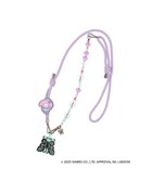 【アナスイ/ANNA SUI】のANNA SUI × MY MELODY KUROMI スマホストラップ (パープル) パープル|ID: prp329100004841997 ipo3291000000035286231