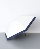 【アウロラ/AURORA】の【AURORA(オーロラ)】サマーシールド バイカラー晴雨兼用傘(折りたたみ傘) オフホワイト×ネイビー|ID: prp329100004842021 ipo3291000000035810806
