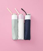 【アウロラ/AURORA】の【AURORA(オーロラ)】サマーシールド バイカラー晴雨兼用傘(軽量・折りたたみ傘) ミントグリーン×ホワイト|ID: prp329100004842023 ipo3291000000035810827